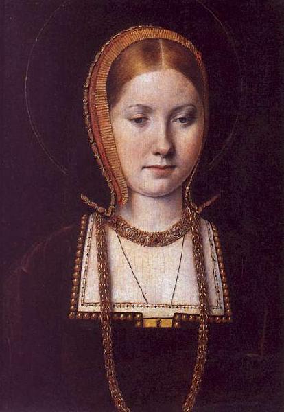 Michiel Sittow Katherine of Aragon oil painting picture